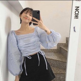 ÁO RÚT DÂY 2 BÊN SỌC XANH