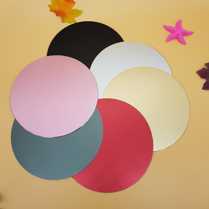 Đế lót chuột tròn hợp kim nhôm nhiều màu - LC002