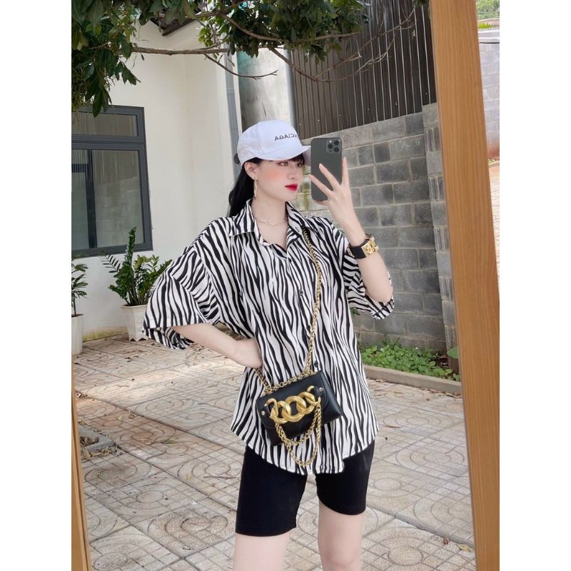 SÉT SƠ MI NGỰA VẰN QUẦN NGỐ SIÊU CO GIẢN ( CÓ TÁCH LẺ )