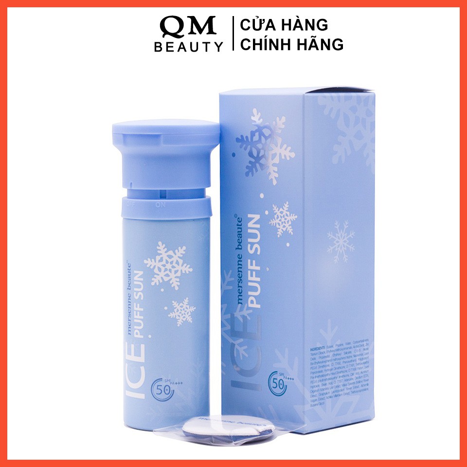 Kem chống nắng Ice Sun xanh Mersenne Beaute mẫu mới