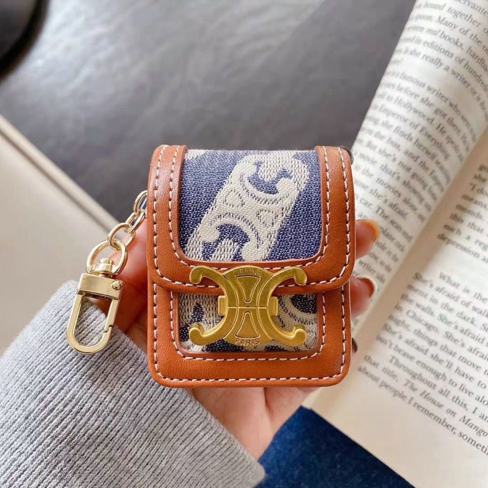 Vỏ bảo vệ hộp sạc tai nghe airpods 1 2 pro 3 pro bluetooth không dây hình túi xách