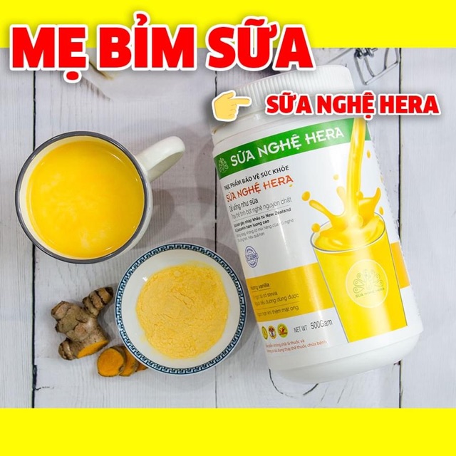 SỮA NGHỆ HERA HỘP 500g (CHÍNH HÃNG) phù hợp đau dạ dày đẹp dáng đẹp da