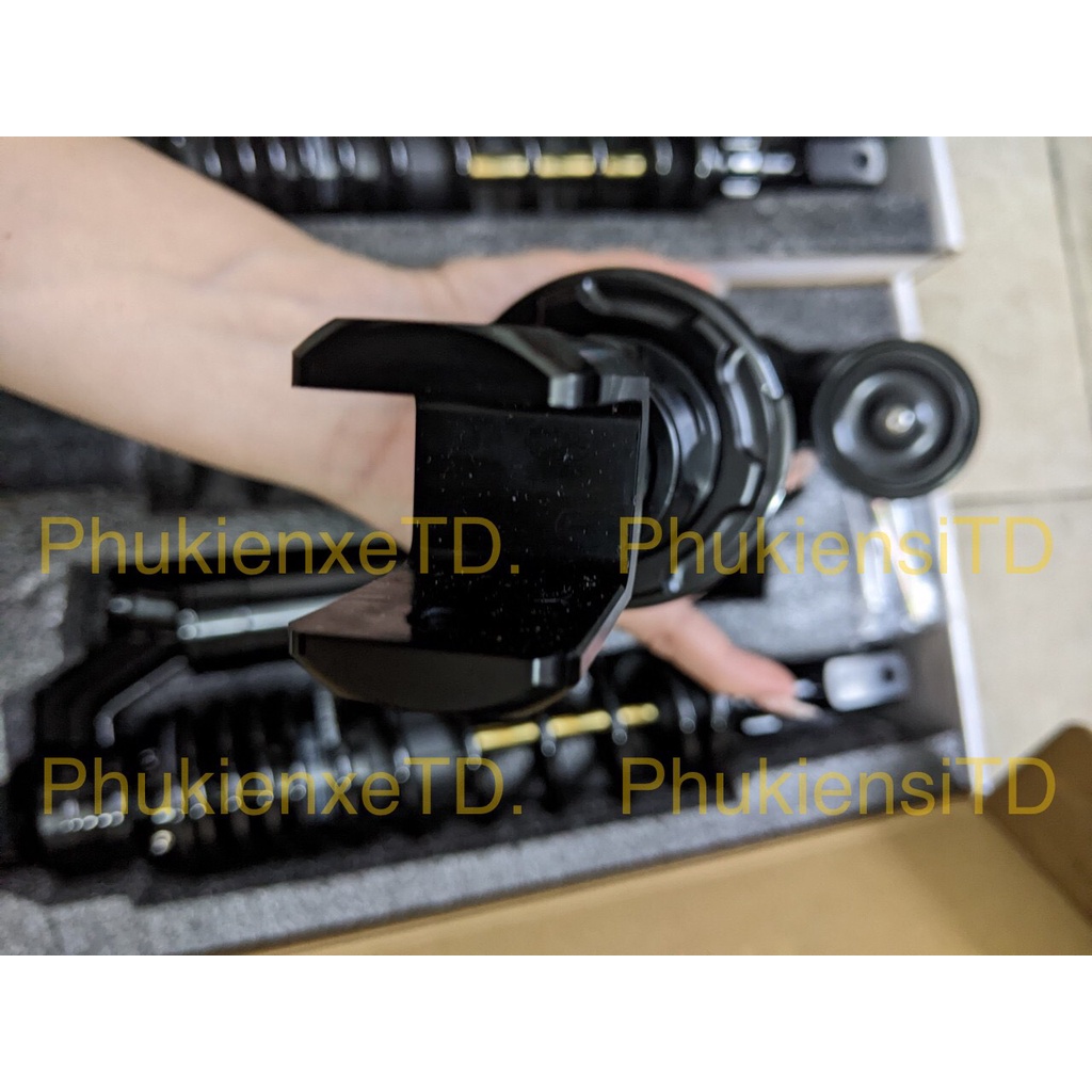 Phuộc RCB NITRON bình dầu Full Đen lắp SH Việt Nam