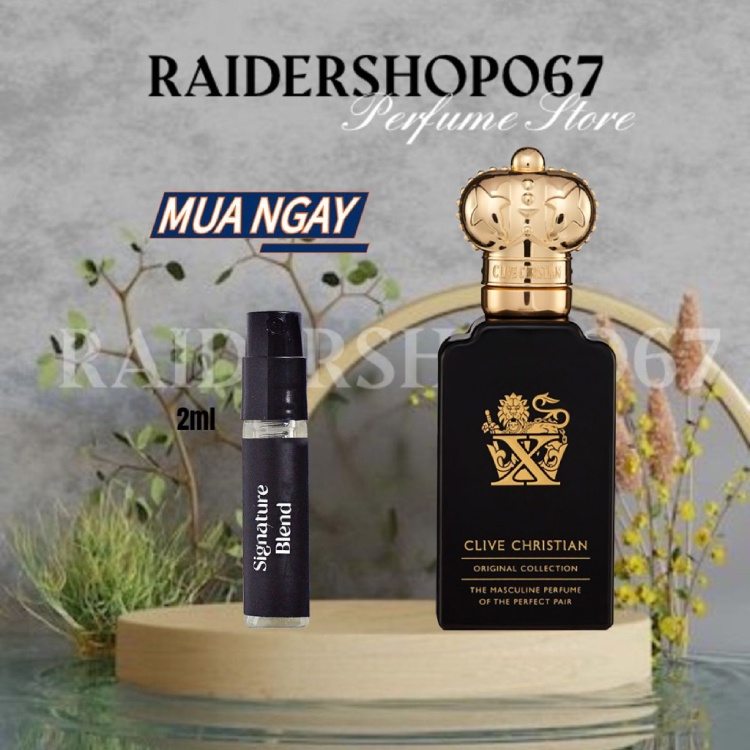 Nước hoa Clive Christian - CLIVE CHRISTIAN ORIGINAL COLLECTION X MASCULINE EDITION (5ml/10ml/20ml)