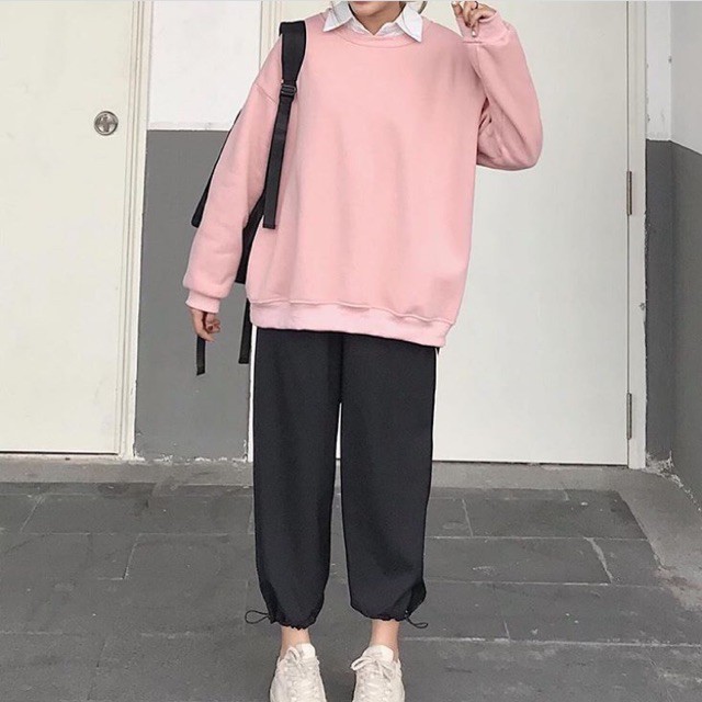 áo sweater hồng chất đẹp