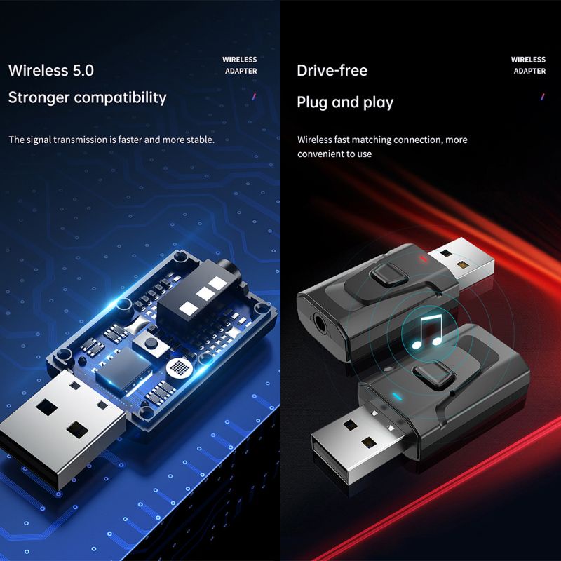 Usb Nhận Tín Hiệu Bluetooth 5.0 Và Phụ Kiện