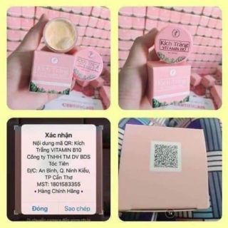 HÀNG CTY 100%  KÍCH TRẮNG VITAMIN B10