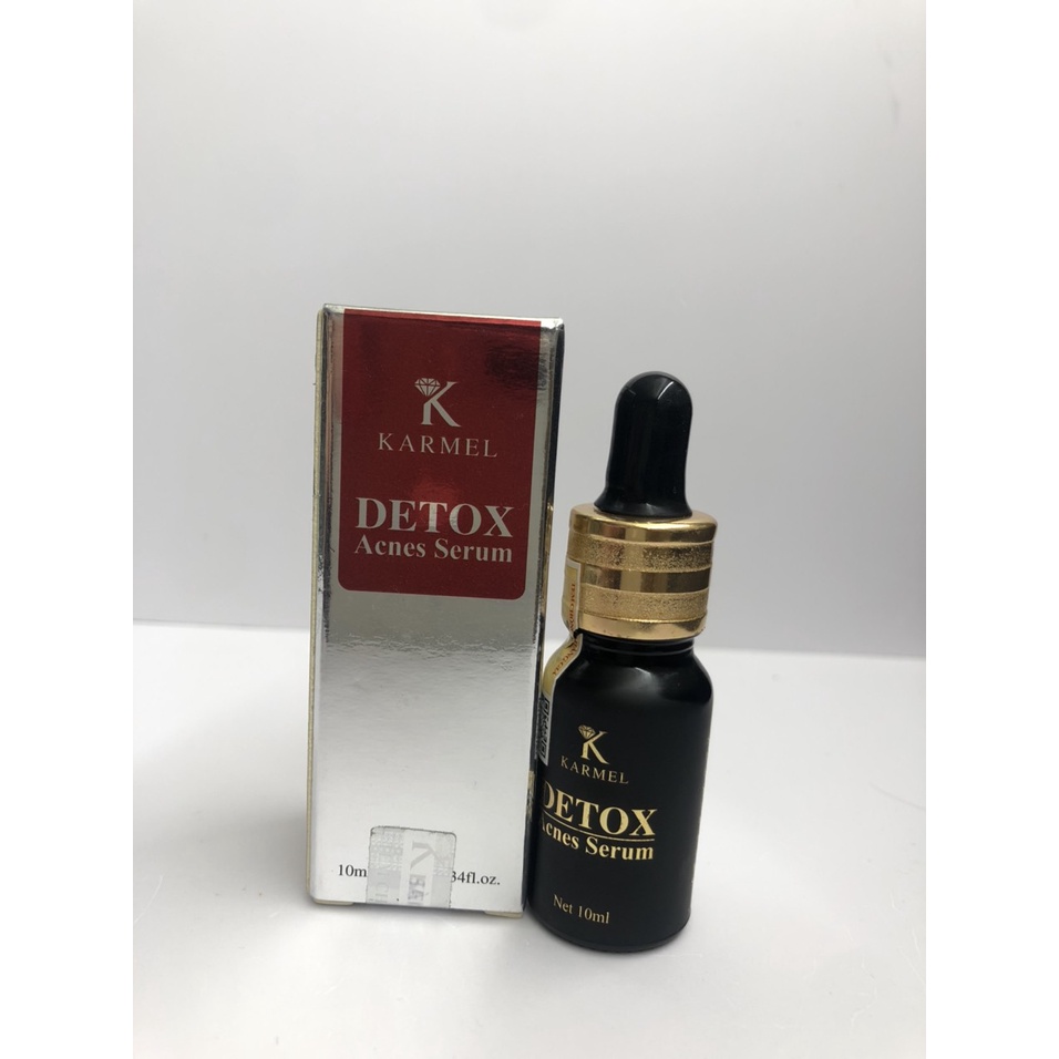 Serum xoá Mụn đầu đen bã nhờn, da sần vỏ cam, mờ vết thâm nám, tái tạo da, dưỡng trắng da-Detox Acnes Karmel