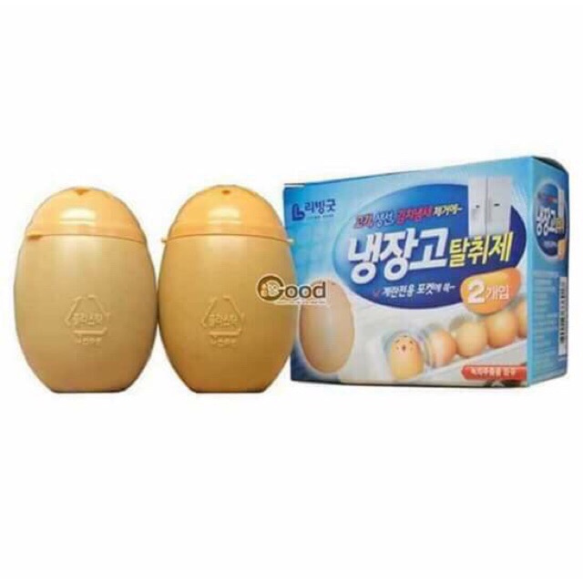 Khử mùi tủ lạnh hình trứng Living Good - Hàn Quốc