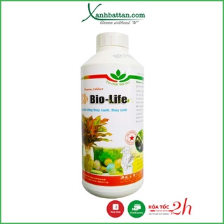 Dung dịch thủy canh biolife trồng rau thủy canh, trồng cây thủy sinh chai 1 lít