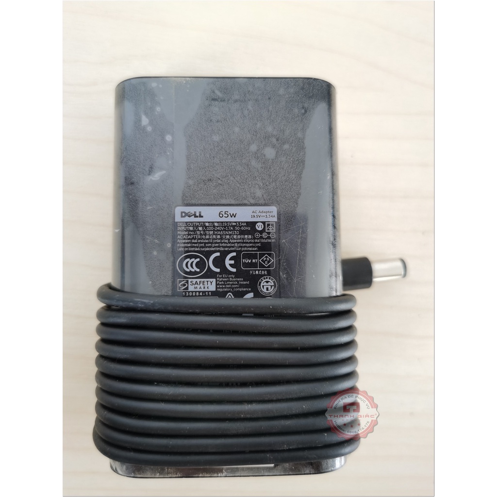 Bộ Sạc Laptop Dell 45W/65W/90W/130W/180W/240W Chân Sạc Kim To/Nhỏ/TypeC/USB Nhập Khẩu BH 12 Tháng