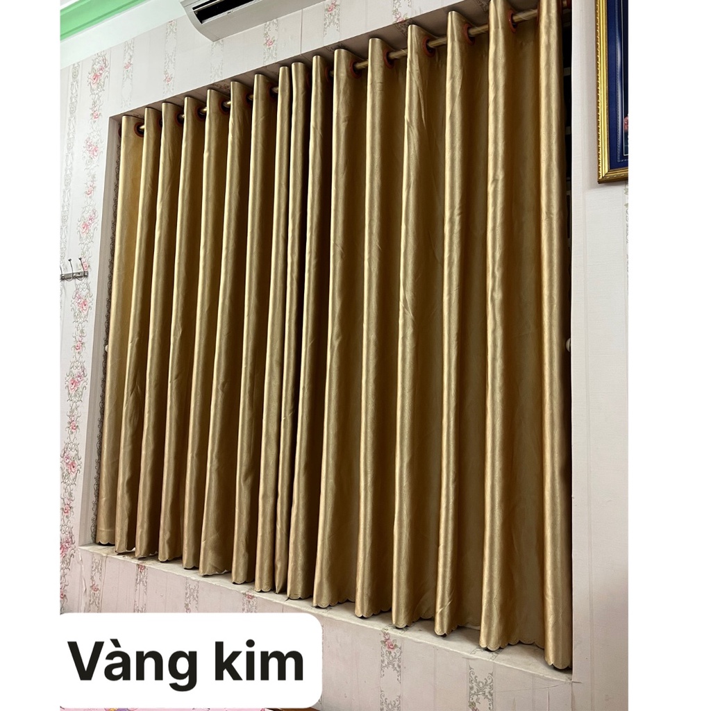 Rèm cửa sổ phòng ngủ chống nắng cao cấp, rèm cửa chính , màn vải treo tường , trang trí decor cửa chính loại 1 CK3136