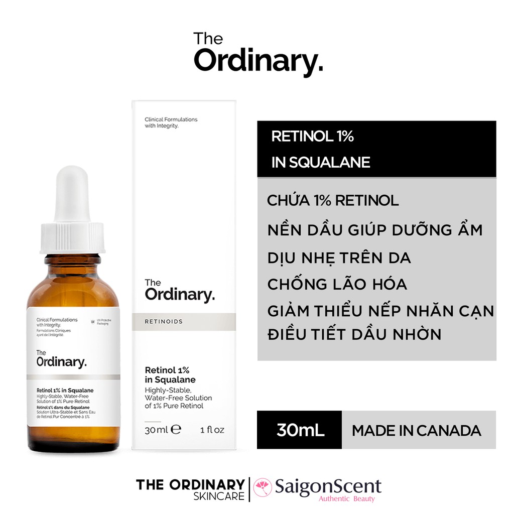 Tinh Chất The Ordinary Retinol 1% ( 30mL )