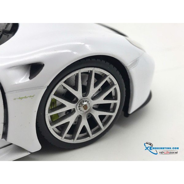 Xe Mô Hình Porsche 918 1:24 Welly ( Trắng )