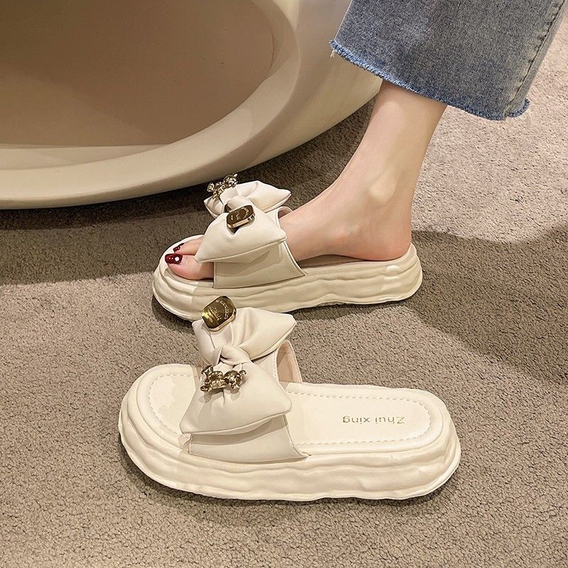 Dép Sandal Đế Xuồng Dễ Thương Thời Trang Đi Biển Mùa Hè Cho Nữ