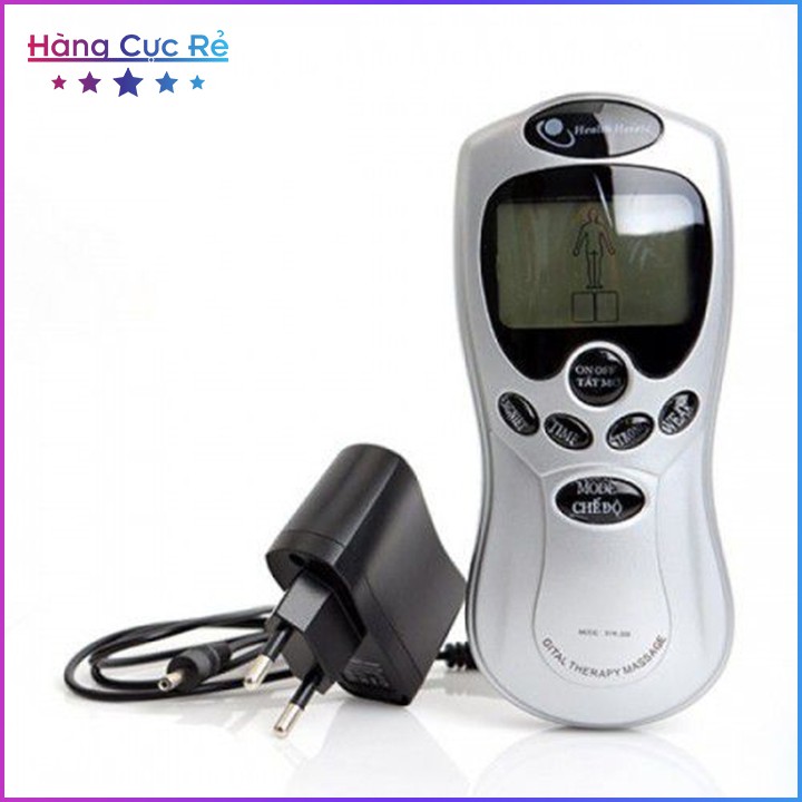 Máy massage trị liệu 4 miếng dán 🔴Freeship🔴 Máy xung điện cầm tay mini - Shop Hàng Cực Rẻ