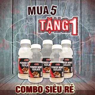 Combo 05 Chai Tặng 01 Chai Sample Sữa Tăng Cơ Power Whey Isolate BioX