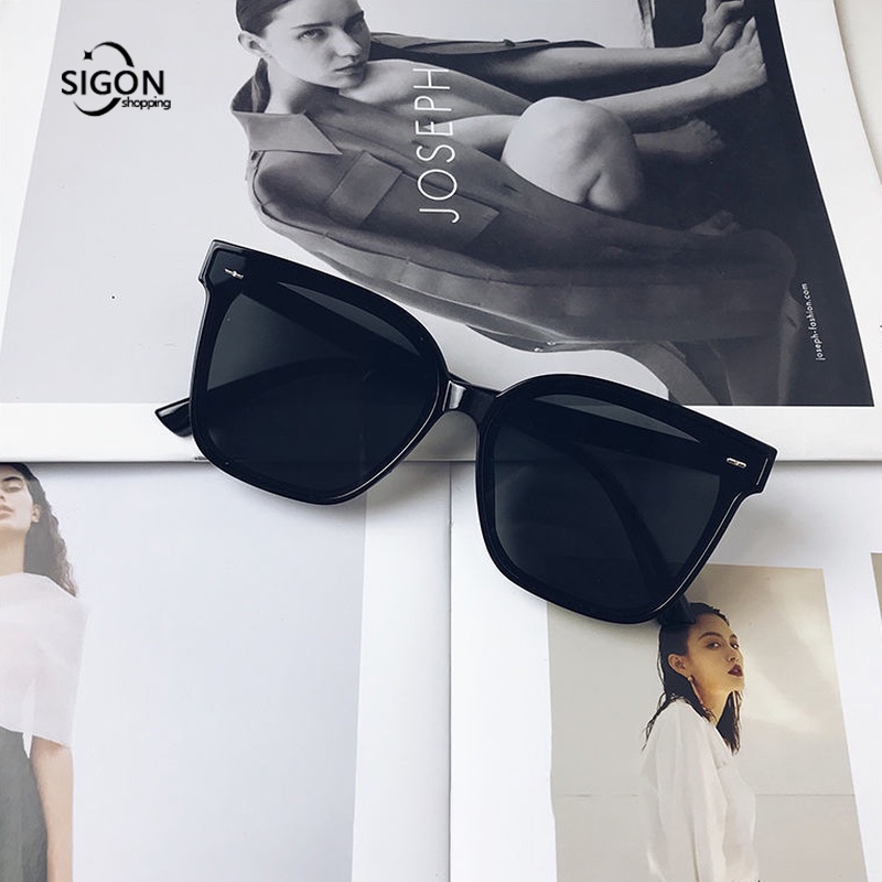 Kính Mát Màu Vàng Trong Suốt Chống Tia UV Thời Trang Cho Nam Nữ