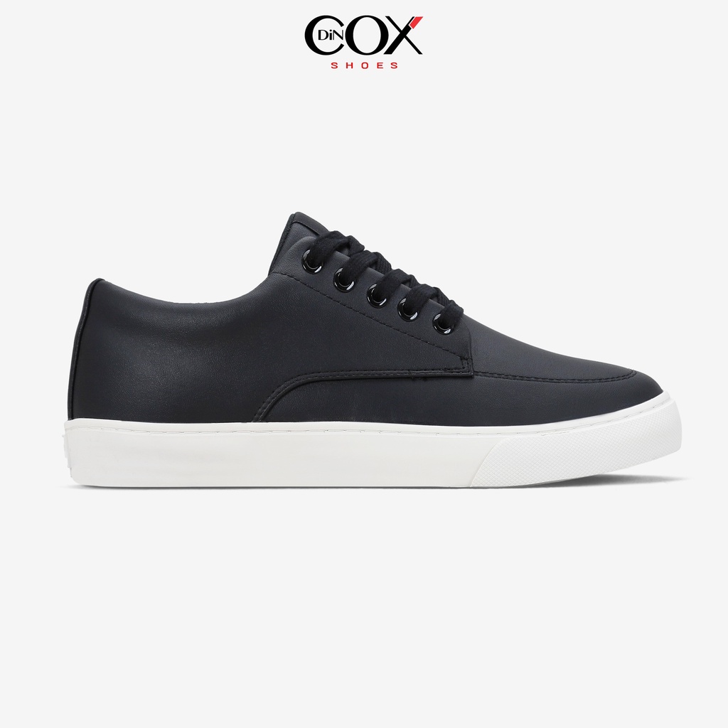 Giày Sneaker Da Nam DINCOX D06 Thể Thao, Năng Động Black