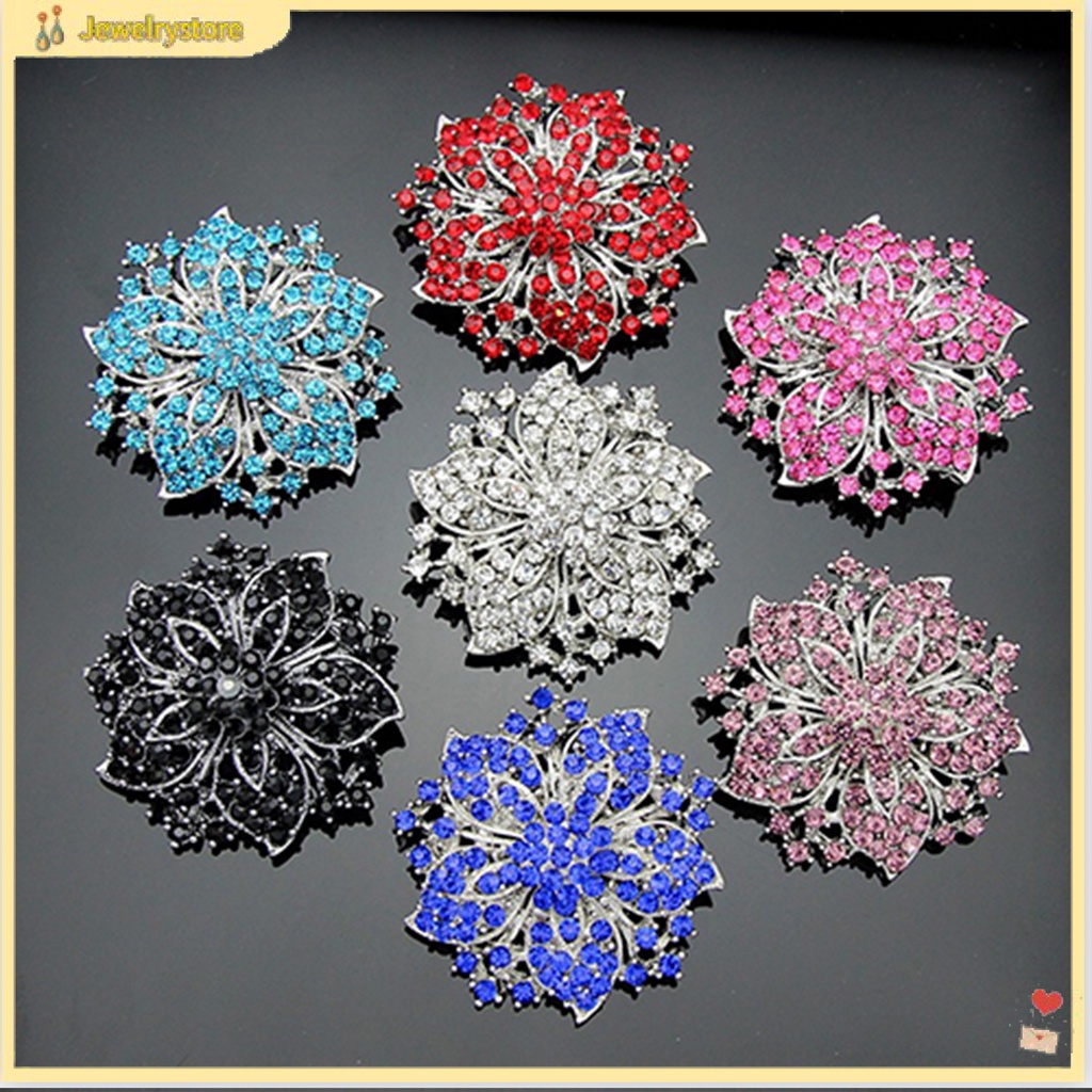 Ghim Cài Áo Hình Hoa Đào Mạ Bạc Chống Gỉ Sét