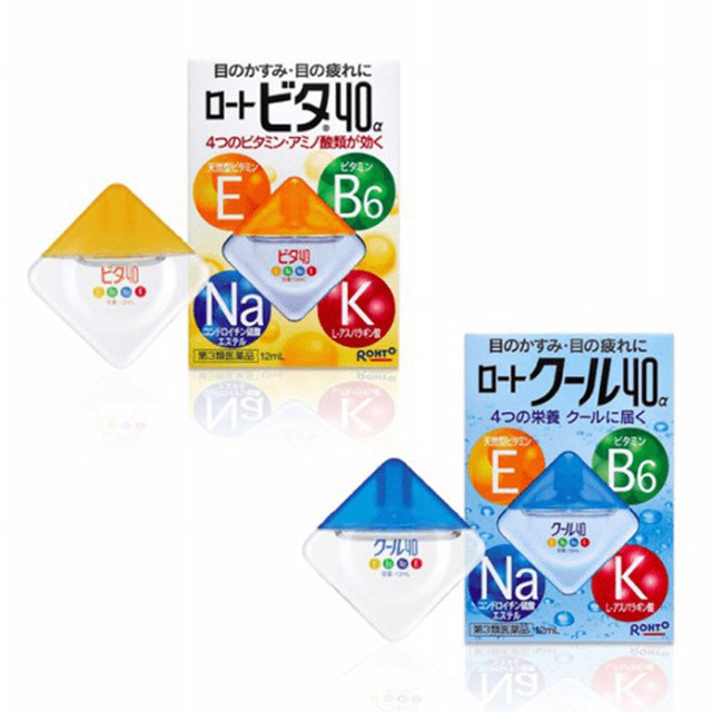 [ROHTO-JAPAN] Nước Nhỏ mắt Rohto Nhật Bản Vita 40 bổ sung vitamin (2 màu)