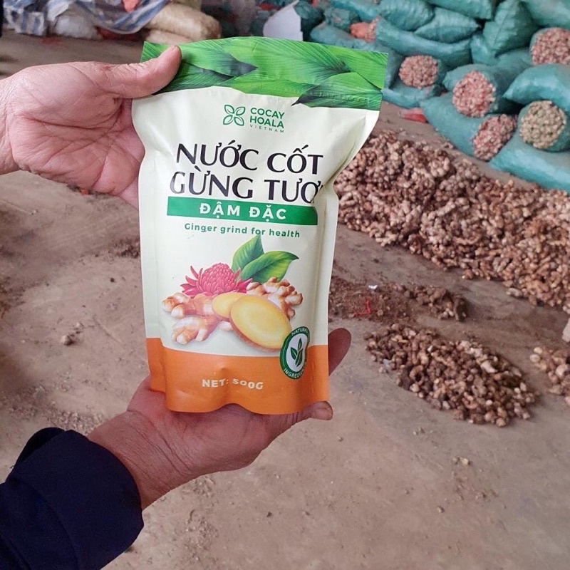 Nước cốt gừng tươi chiết xuất gửng nguyên chất đậm đặc 500ml