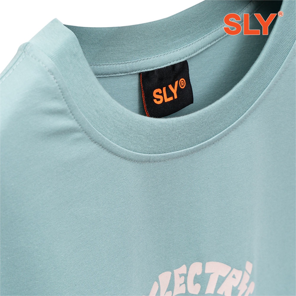Áo thun SLY Slylectric màu xanh nước