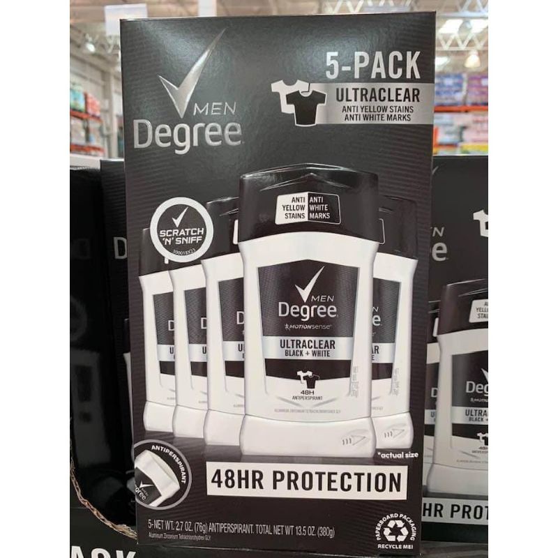 Lăn sáp khử mùi DEGREE MEN ( Ultraclear Black & white)
