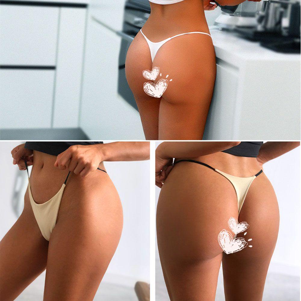 Quần Lót Lọt Khe Vải Cotton Phong Cách Quyến Rũ