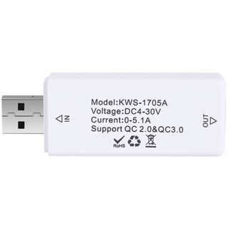 For Kws-1705A Mini Usb Tester Current Voltage Digital Detector