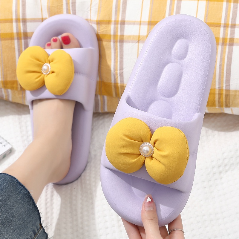 Dép Đi Trong Nhà Đế Dày Chống Trượt Thời Trang Mùa Hè Cho Cặp Đôi