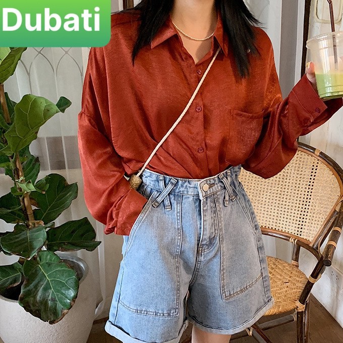 QUẦN SHORT JEAN LỬNG KIỂU NGỐ NỮ CHẤT BÒ XANH NƠ CHÉO HÀN QUỐC LƯNG CAO NÂNG MÔNG- DB 226- DUBATI FASHION