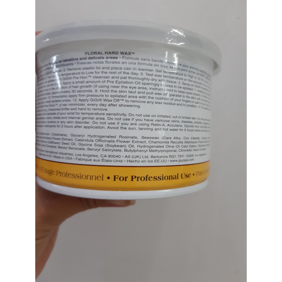 Sáp Wax Lông Nóng GiGi FLoral HAND Wax Tinh Chất Hoa Cúc 0088 (MP3038)