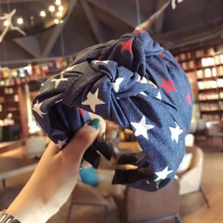 Băng Đô Vải Denim Thời Trang Hàn Quốc