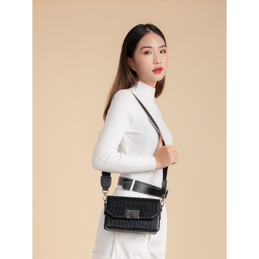 [Mã WABRWB24 giảm 30K đơn 99K] Túi Xách Nữ Đeo Chéo Khoá Gập - TSN20271 | BigBuy360 - bigbuy360.vn