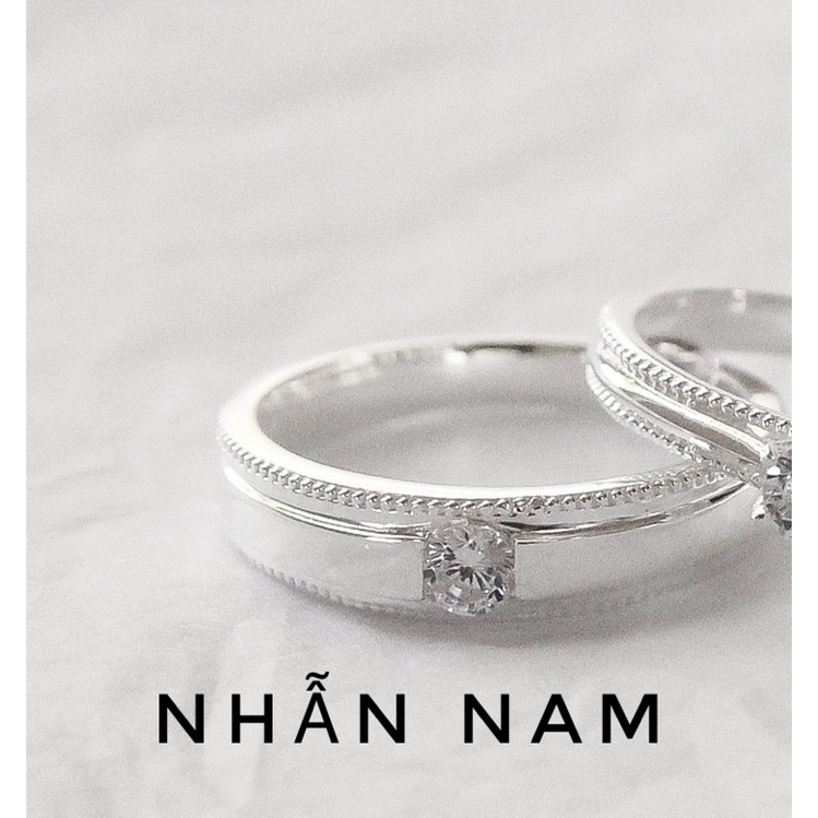 Nhẫn đôi Only One, Nhẫn đôi bạc 925, nhẫn couple