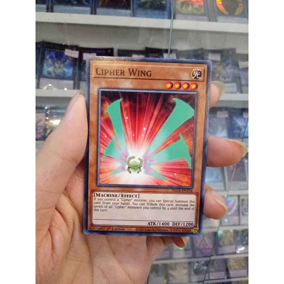 Thẻ Bài Lẻ YugiOh! Mã DLCS-EN124 - Cipher Wing - Common - 1st Edition