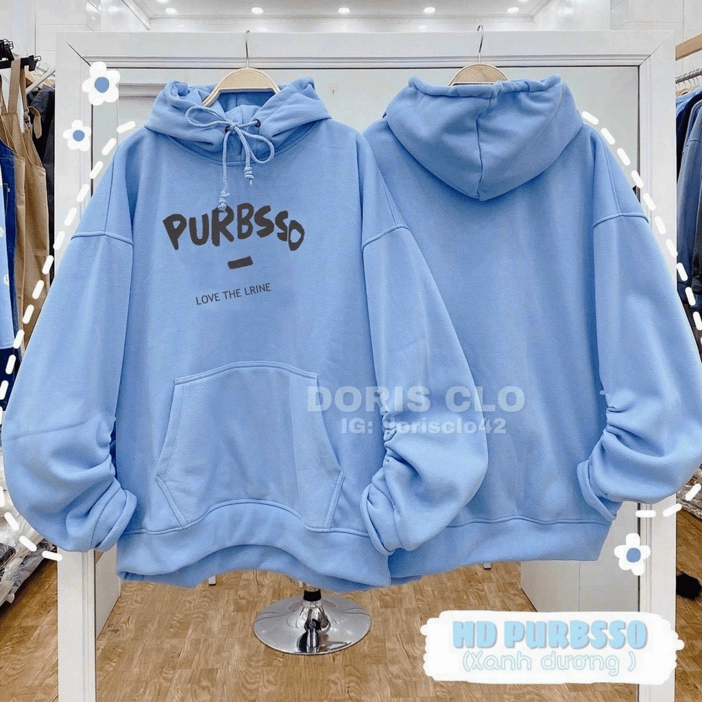 Áo hoodies nỉ ngoại form to hình thời trang genz cho các bạn trẻ THỜI TRANG KOKO MI