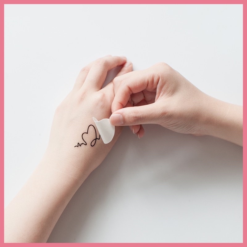 miếng dán tatoo giả siêu cute đáng yêu