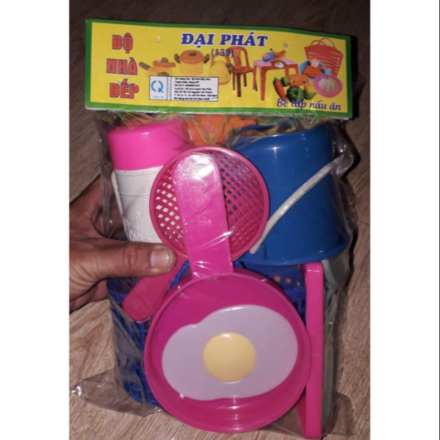 Combo bộ đồ chơi bé tập nấu ăn bằng nhựa Việt Nam 214