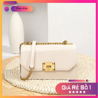 Túi Xách CNK bản Da Rắn Khóa Vuông Gập Siêu Hot Siêu Cao Cấp [ Hàng Giống Hình ]