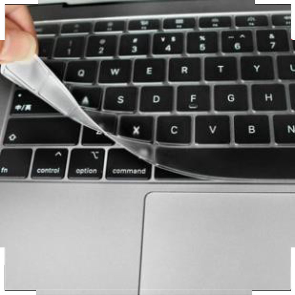 Miếng Lót Phủ Bàn Phím Màu Trong Suốt Silicon Cho Macbook Air 13.3"(2018-19) (US) - 𝒎𝒂𝒄𝒃𝒐𝒐𝒌