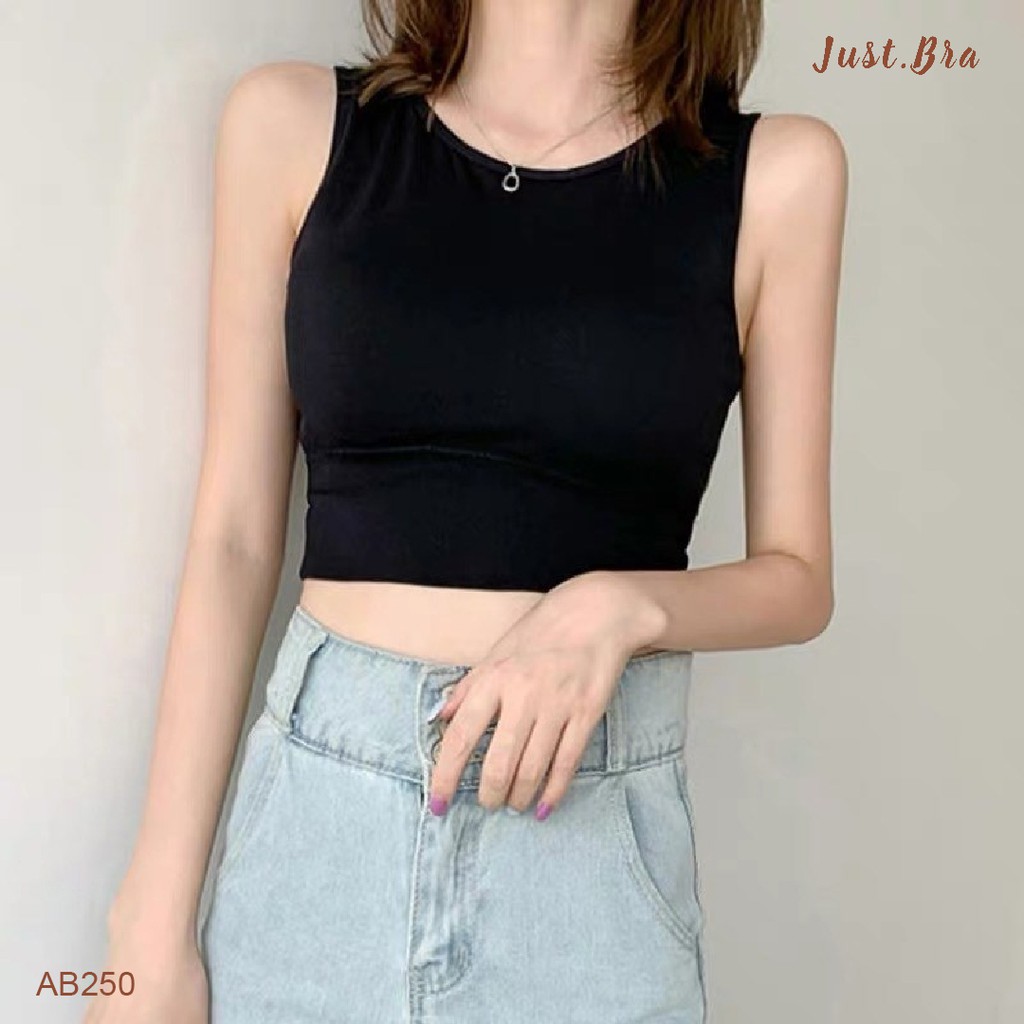 Áo ngực Just Bra dáng croptop năng động có mút mỏng AB250 | BigBuy360 - bigbuy360.vn