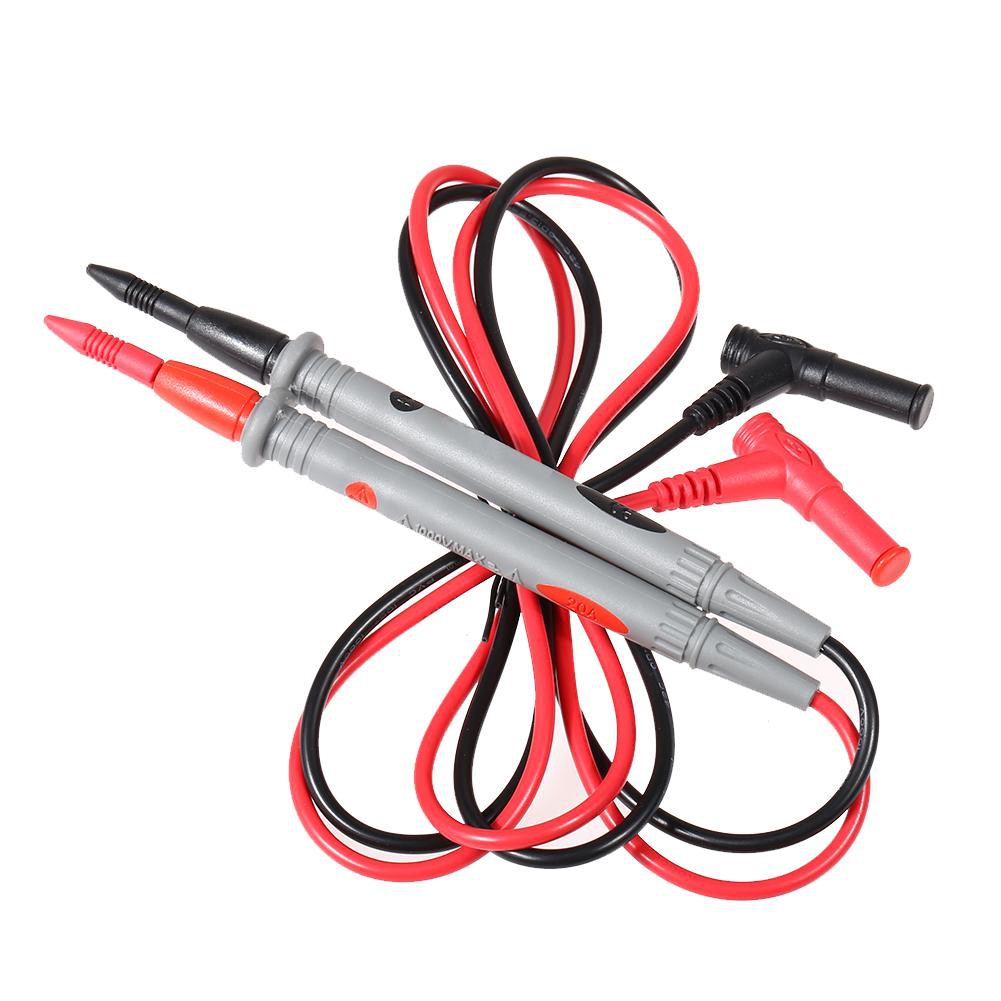 1 Pair Probe Test Leads Pin Digital Oscilloscope Multimeter Test Leads for Current Voltage Meter