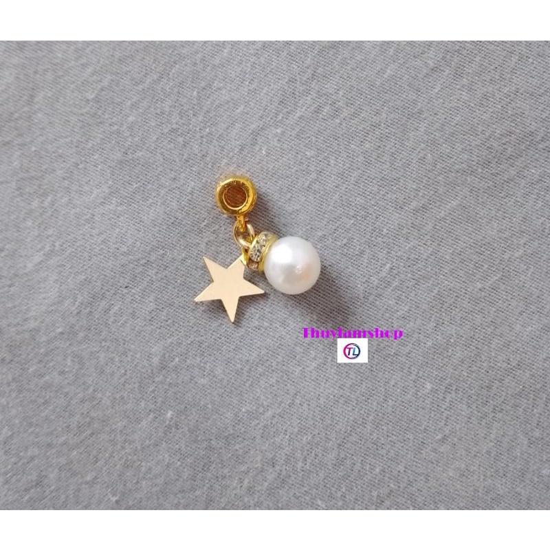 Charm ống lùa hạt châu cao cấp mic phụ kiện làm handmade xinh xinh tại ThuyLamShop