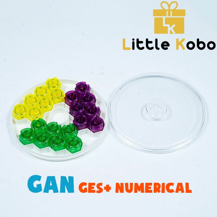 [Loại Tốt] Bộ Gan GES+ Numerical Dạng Số Cho Rubik Gan 356M 354M V2 RS Phụ Kiện Rubic