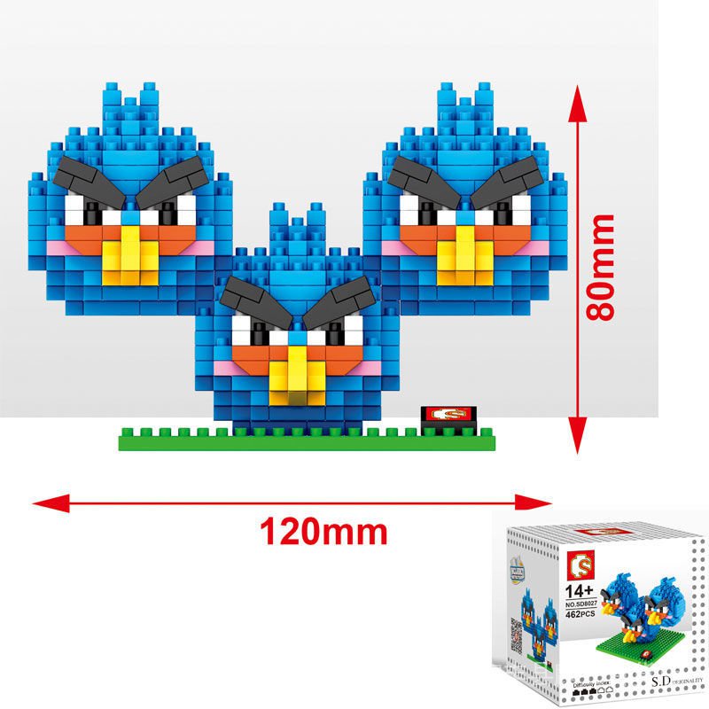 Bộ Đồ Chơi Lắp Ráp Angry Bird Sáng Tạo Cho Bé