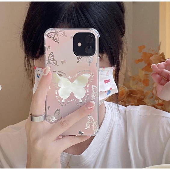 Ốp hình con bướm hồng
