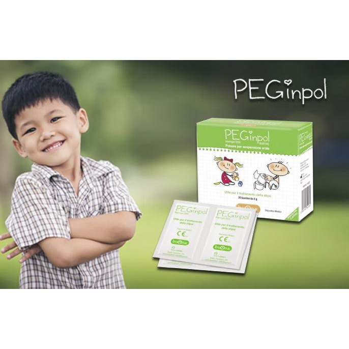 PEGinpol - Buona - Giảm táo bón - Bổ sung chất xơ - Giúp nhuận tràng - Làm mềm phân hết rối loạn nhu động ruột