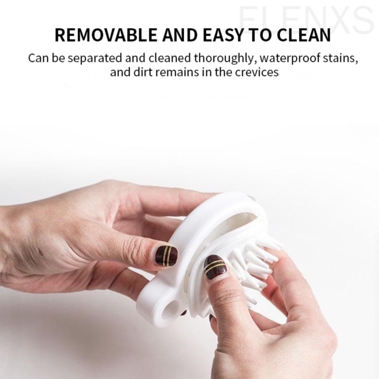 [Hàng mới về] Bàn chải silicon mềm massage da đầu cho nam nữ